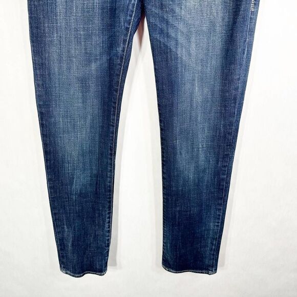 Rock Republic Size 12 Jeans Slim Straight Blue Denim Embossed Pockets 275 - Picture 9 of 11